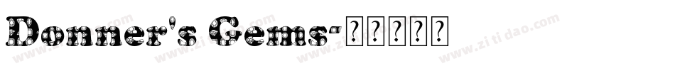 Donner's Gems字体转换